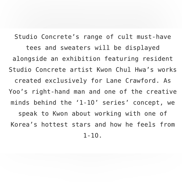 STUDIO CONCRETE SERIES 1 TO 10' UNISEX T-SHIRT - 2 EMPTY STYLE  210033504 M - Picture 15 of 15